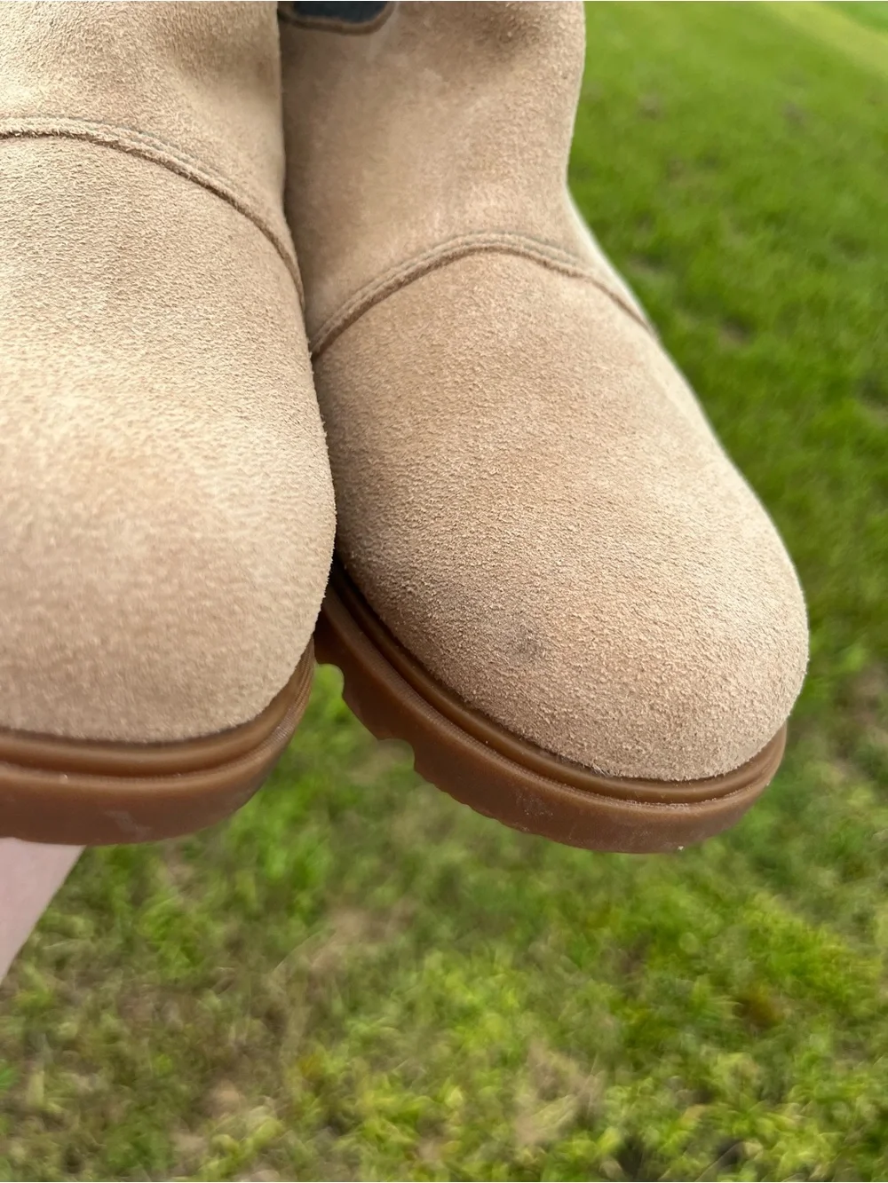 NWT Sorel Emelie III Waterproof Chelsea Boots Tan Suede Size 7